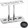Matt Black Chrome Samuel Heath Freestanding Toothbrush Holder L142