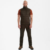 Wood Deerhunter Mens Heat Padded Waistcoat on model