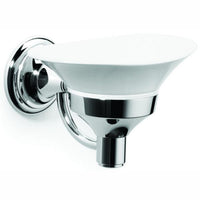 Chrome Plated Samuel Heath Ceramic Soap Dish