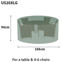 Bosmere Ultimate Protector Round Patio Set Cover size