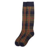 Barbour Womens Wellington Tartan Knee Length Sock