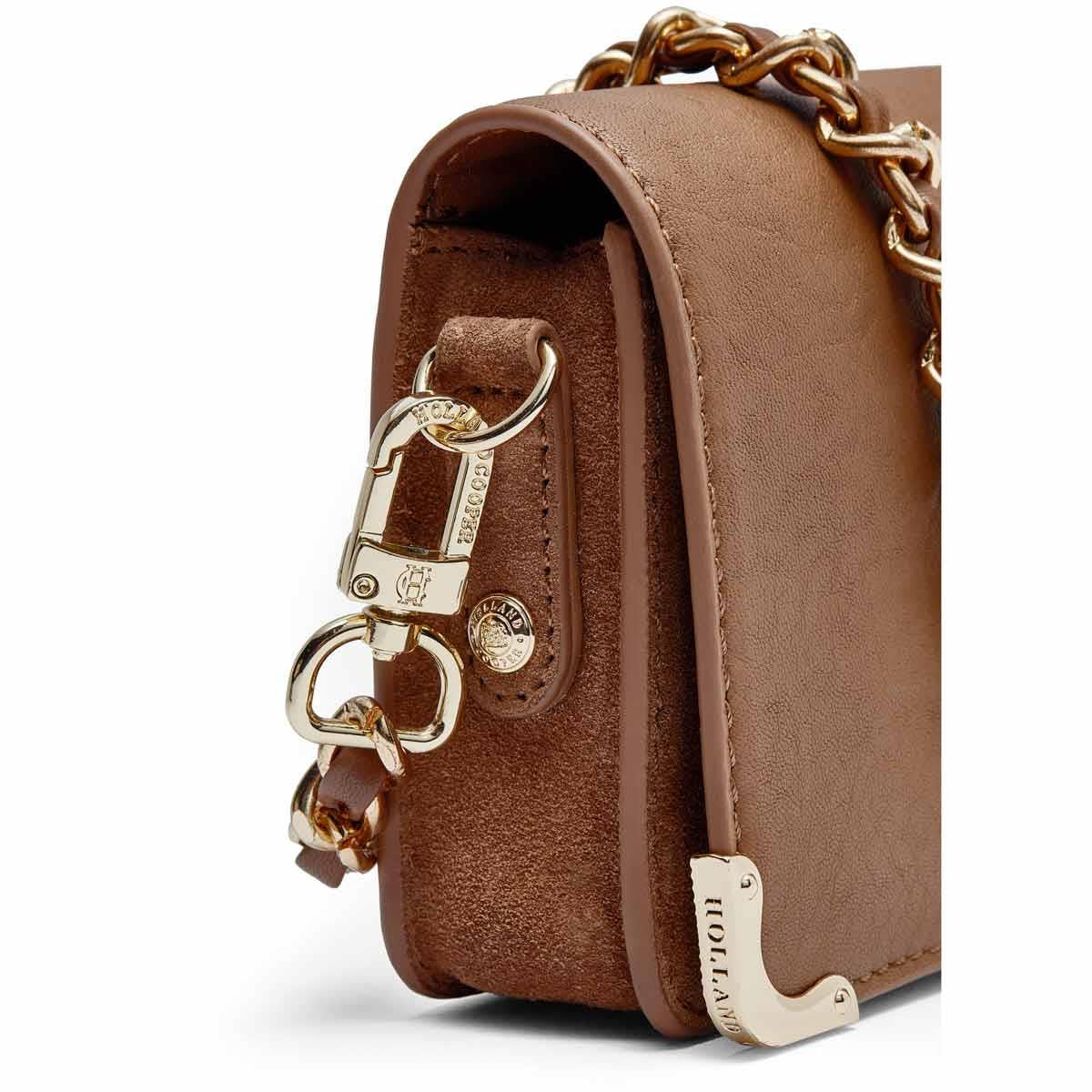 Tan Holland Cooper Kensington Crossbody Bag Side Detail