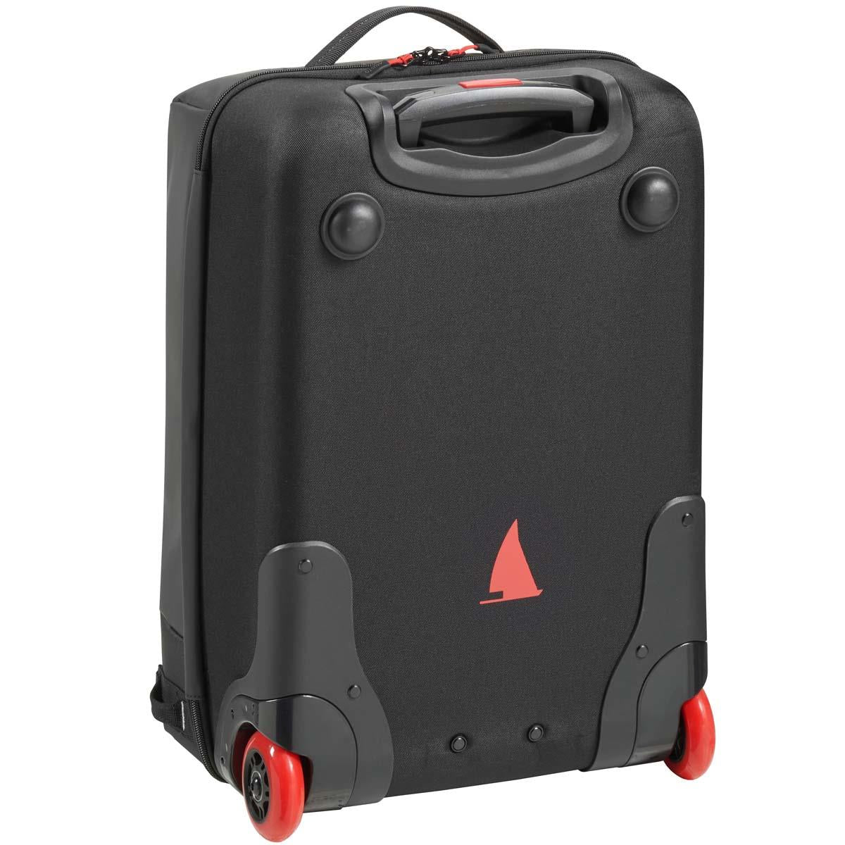Black Musto 40L Wheeled Backpack back