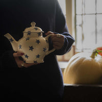 Emma Bridgewater Blue Star 4 Mug Teapot LS