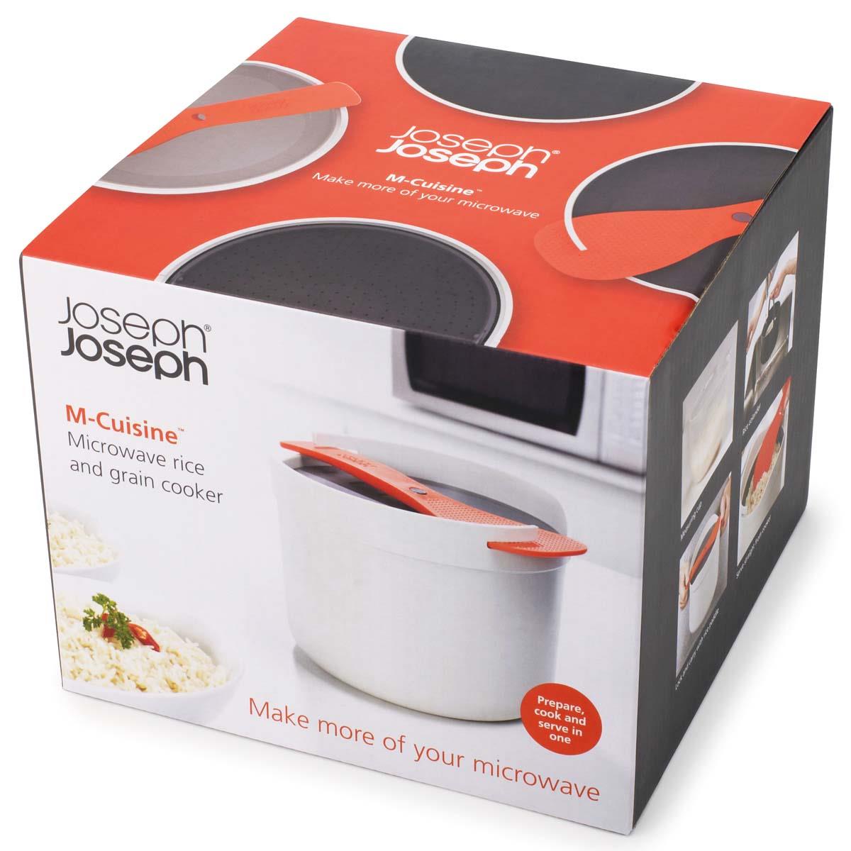 Stone/Orange Joseph Joseph M-Cuisine microwave rice cooker BOX
