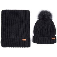 Barbour Womens Saltburn Beanie & Scarf Set