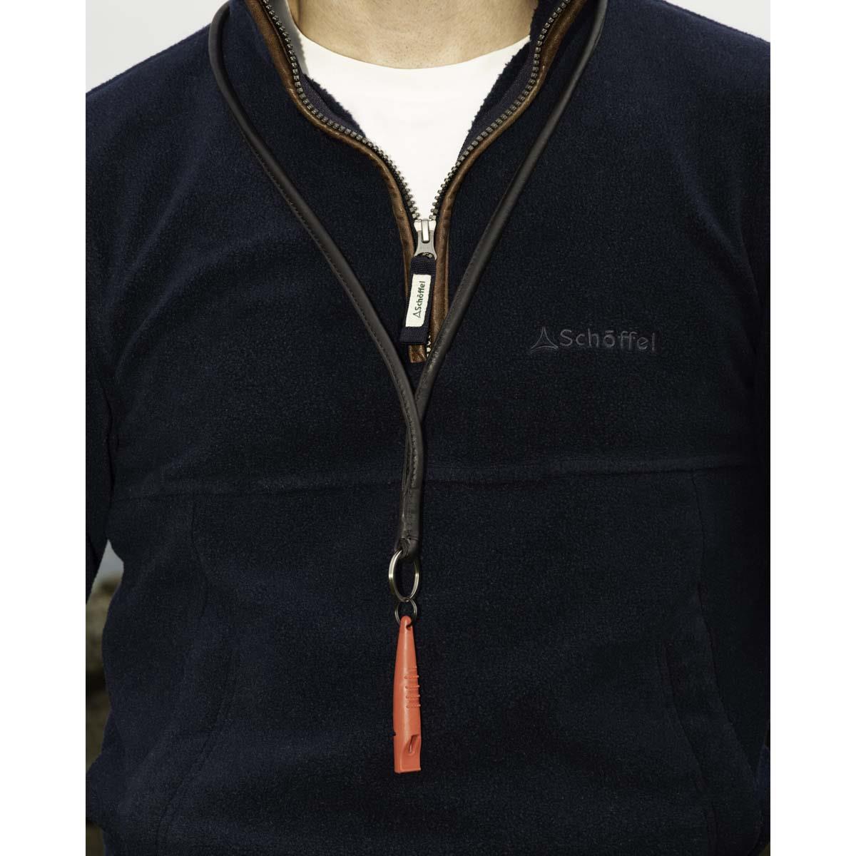 Teales Premier Leather Whistle Lanyard