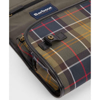 Classic/Beacon Barbour Mens Tartan Hanging Washbag Side
