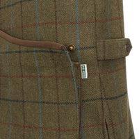 Green/Blue Hoggs Of Fife Mens Kingussie Tweed Field Waistcoat Pocket