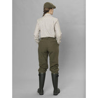Moss Green Seeland Womens Hillside Harriet Breeks On Model Rear