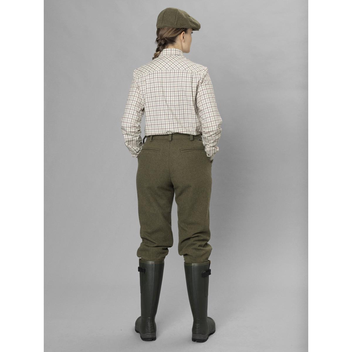 Moss Green Seeland Womens Hillside Harriet Breeks On Model Rear