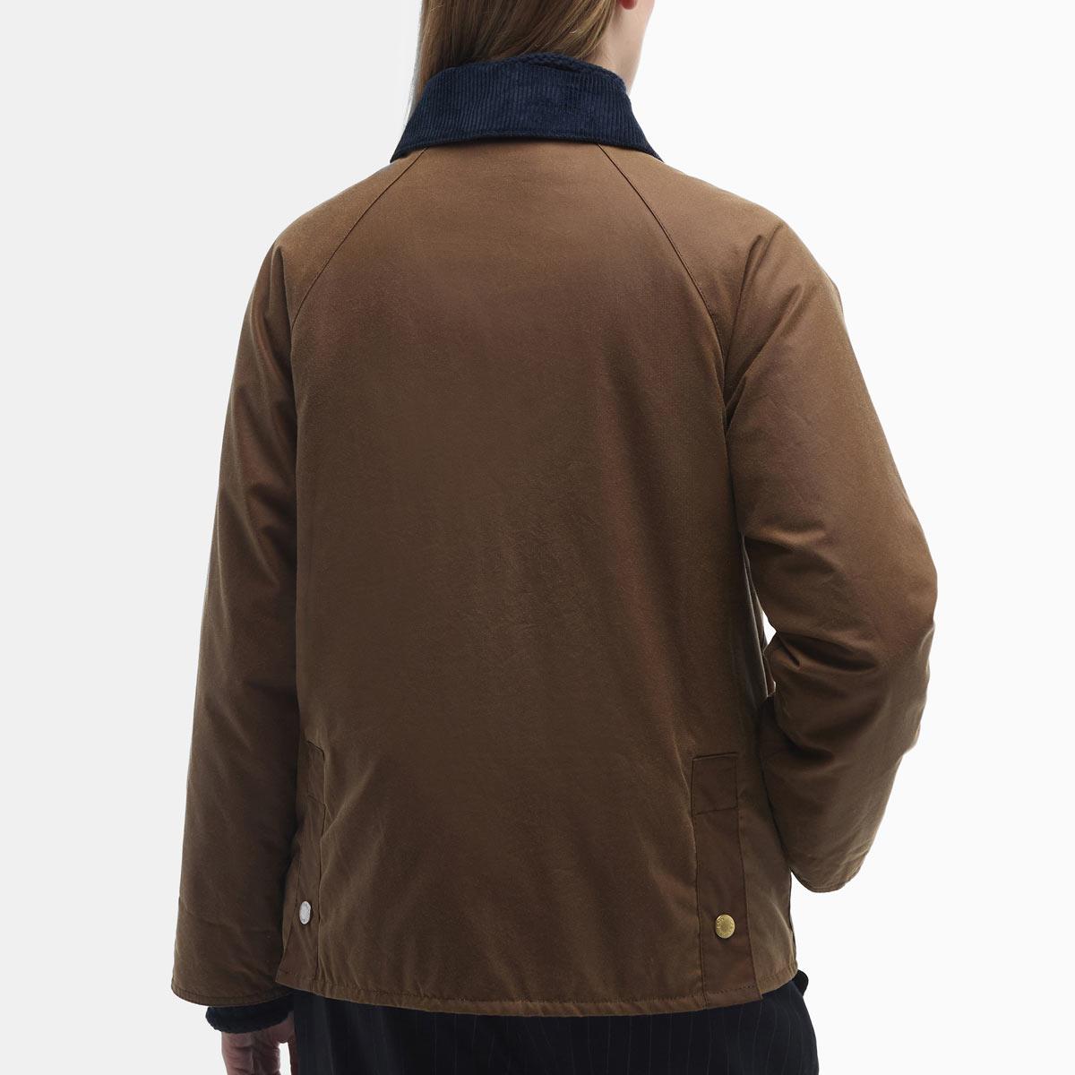 Barbour Womens Ruth Wax Jacket Model Back