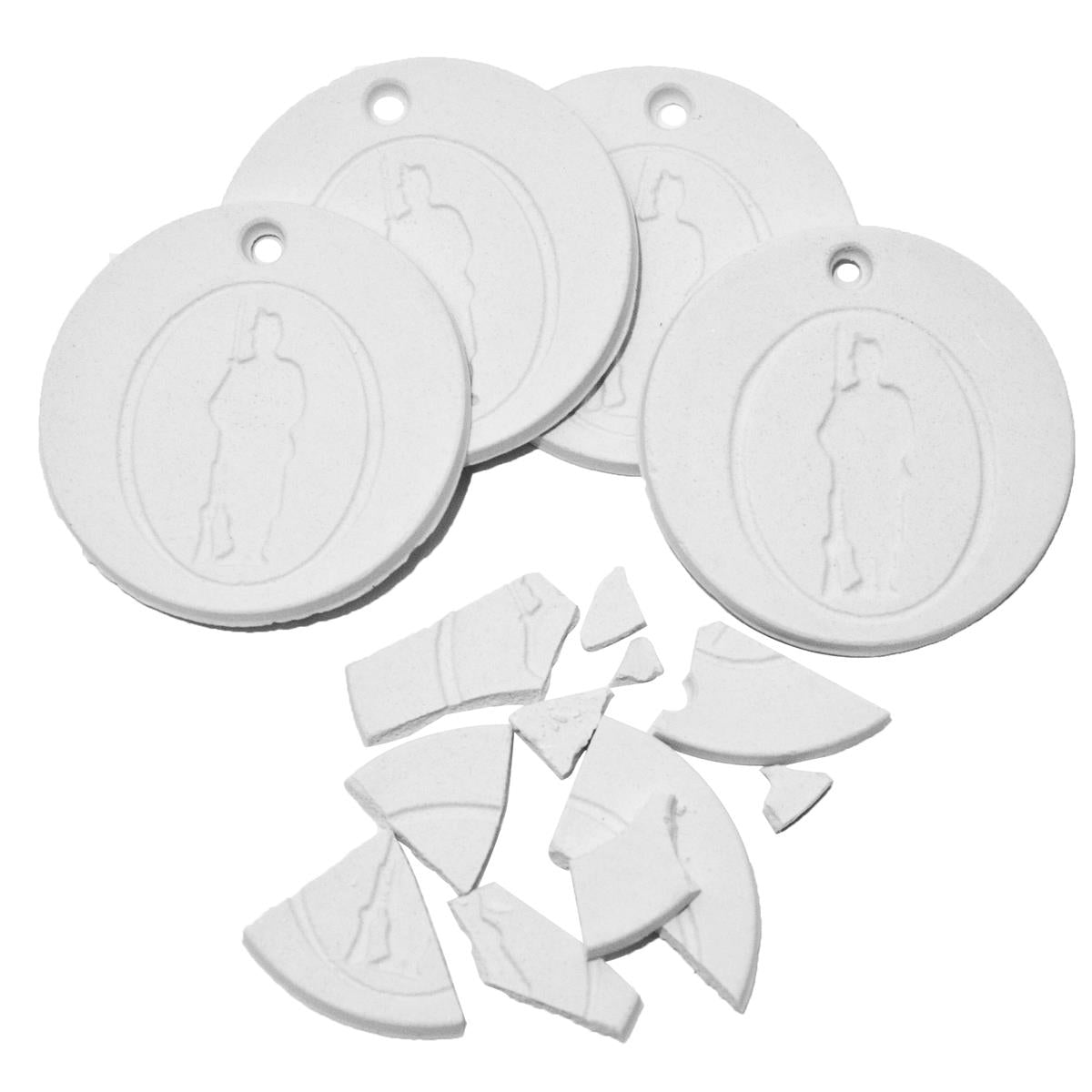 Bisley Chalk Targets Shoot-N-Smash 42mm (50 Box) BITC4250