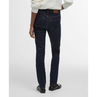 Rinse Wash Barbour Womens Essential Slim Jeans Back