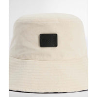 Ecru Barbour Womens Selena Bucket Hat Badge