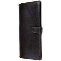 Teales Leather Firearms and Shotgun Licence Holder Double Fold Flat