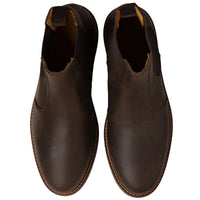Brown Oiled Nubuck Loake Mens Davy Boots Top