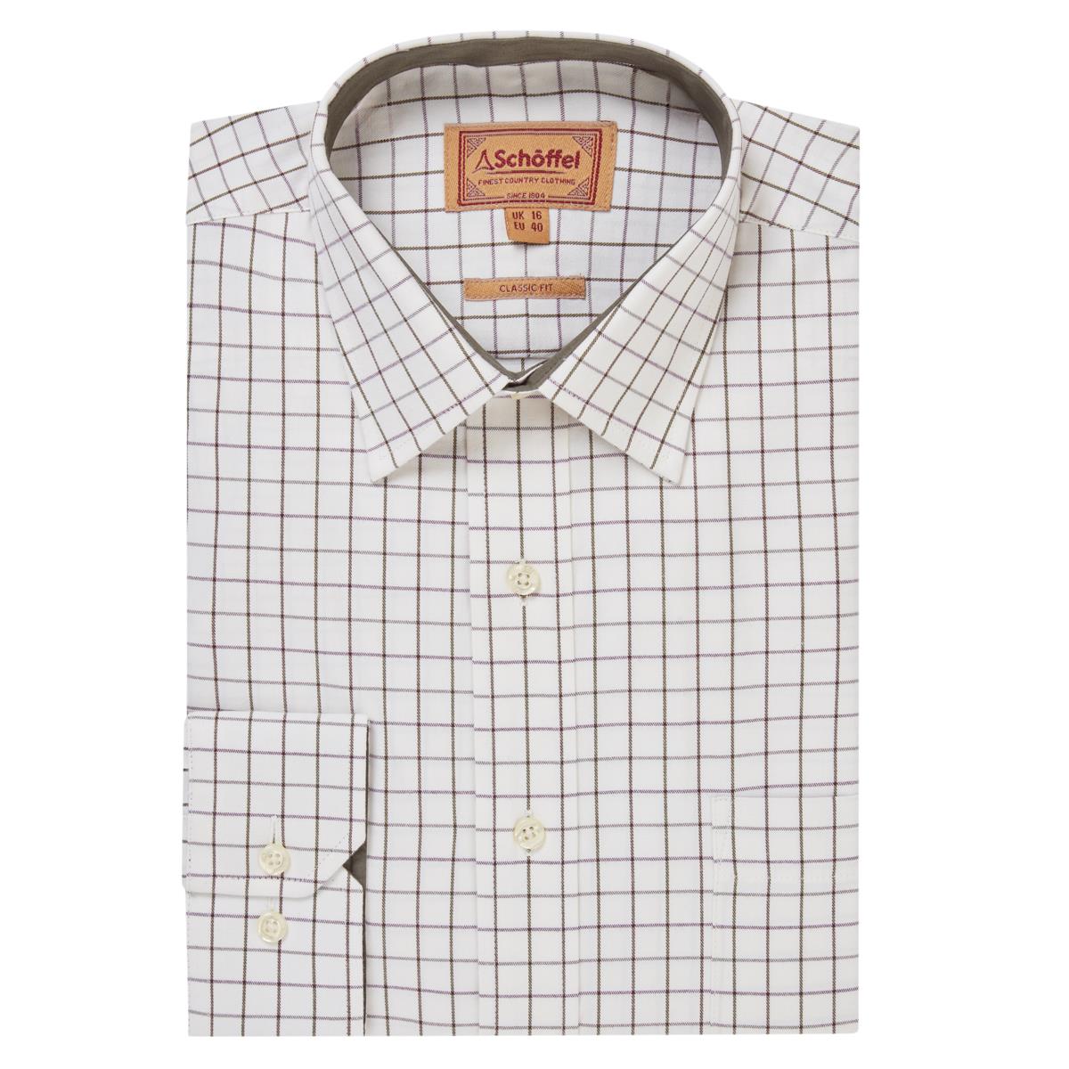 Schoffel Mens Burnham Tattersall Shirt