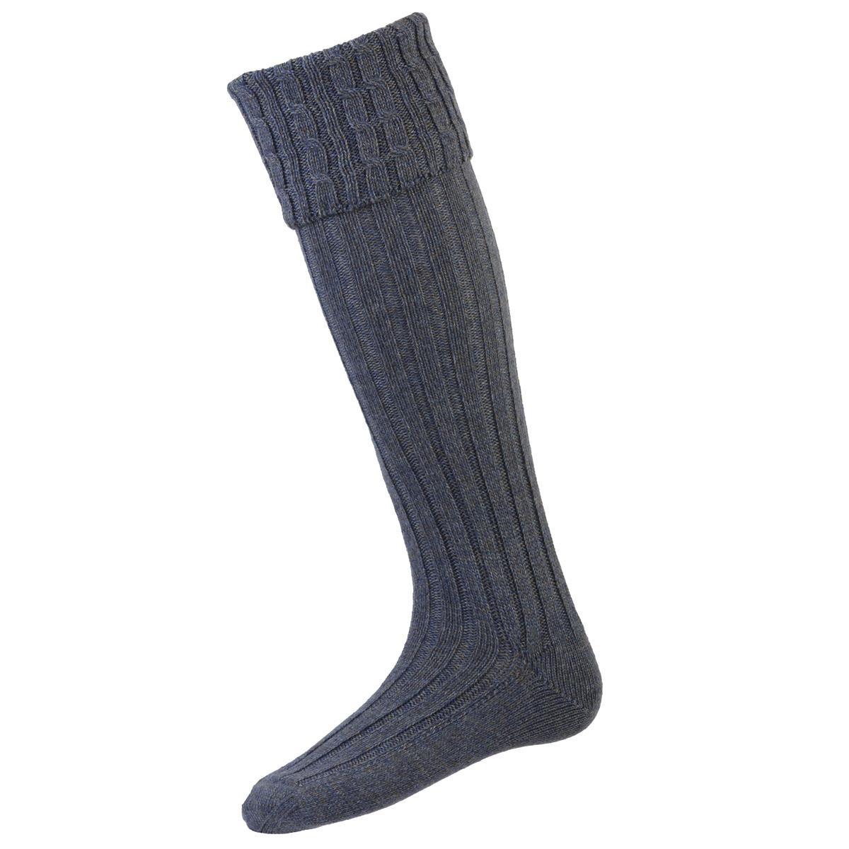 Blue Lovat House of Cheviot Unisex Harris Sporting Fit Socks
