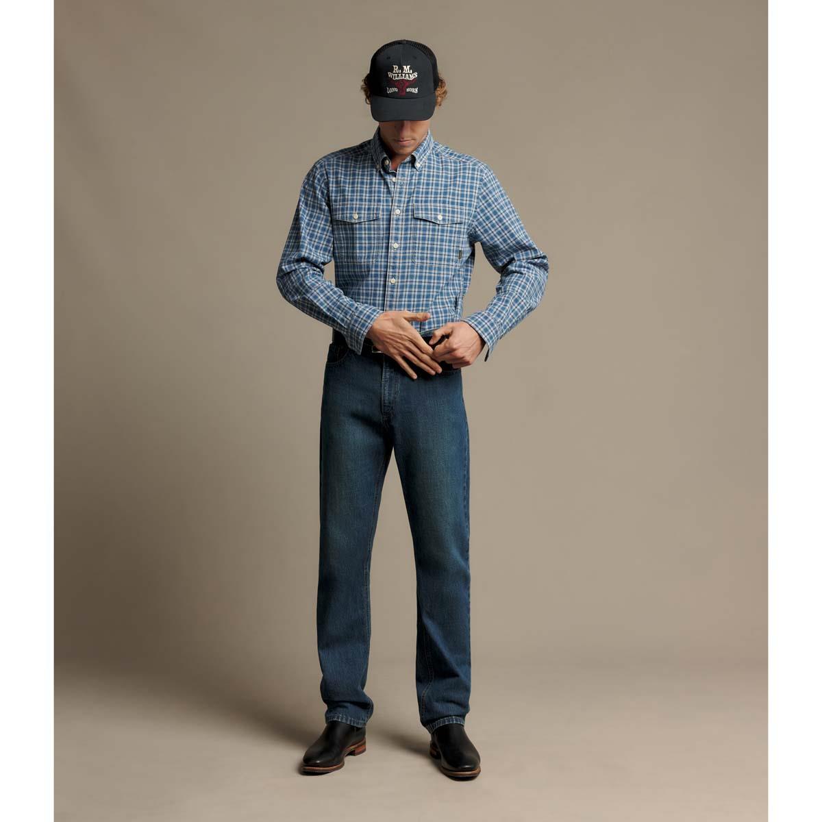 R.M. Williams Mens RMW Longhorn Trucker Cap