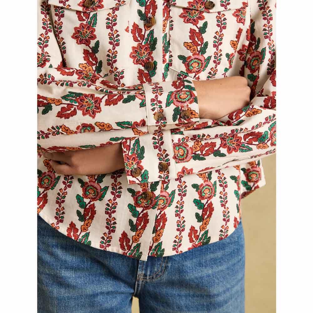Joules Womens Evelyn Floral Boxy Shirt