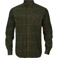 Willow Green Check Harkila Mens Kaldfjord Corduroy Check Shirt