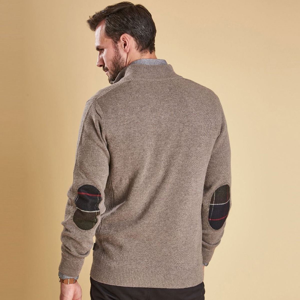 Barbour Mens Holden Half Zip Rear