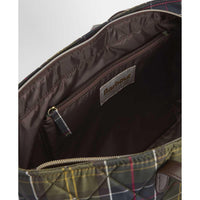 Classic Tartan Barbour Wetherham Quilted Tartan Bag inside2