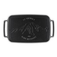 Le Creuset Cast Iron BBQ Rectangular Griddle bottom