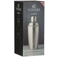 Viners Barware 500ml Silver Cocktail Shaker Gift BOX