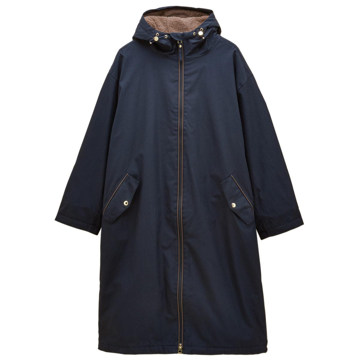 Joules Womens Coverall Oversized Fleece Lined Waterproof Coat
