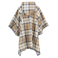 Barbour Womens Portree Tartan Poncho back