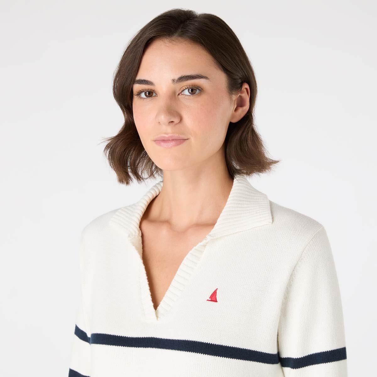 Off White Musto Womens Original Marine Knit collar