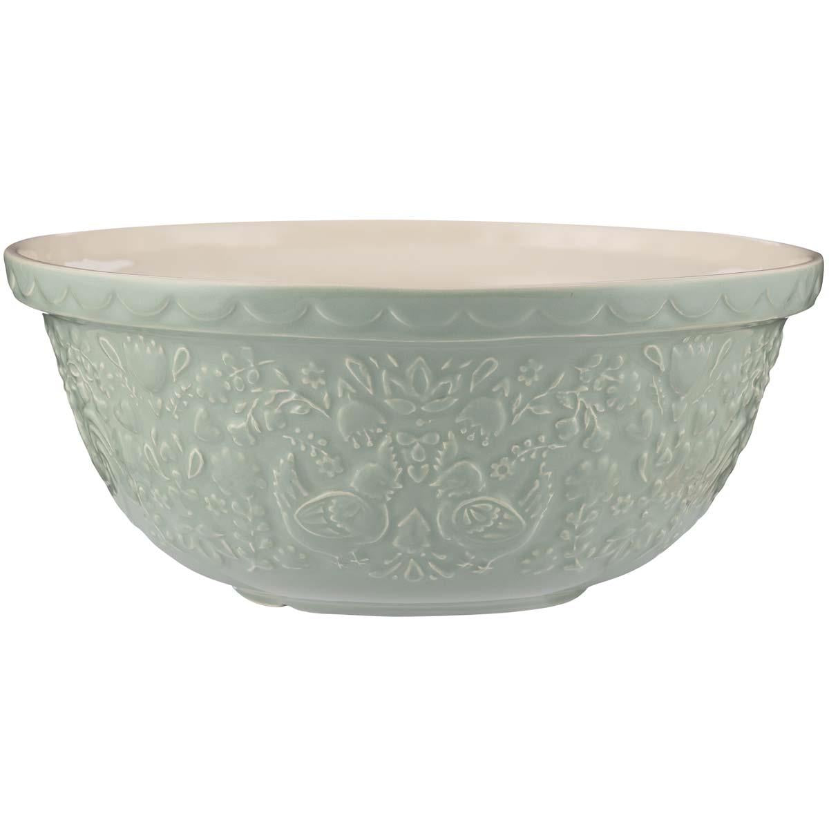 Mason Cash Home To Roost S12 Green Mixing Bowll
