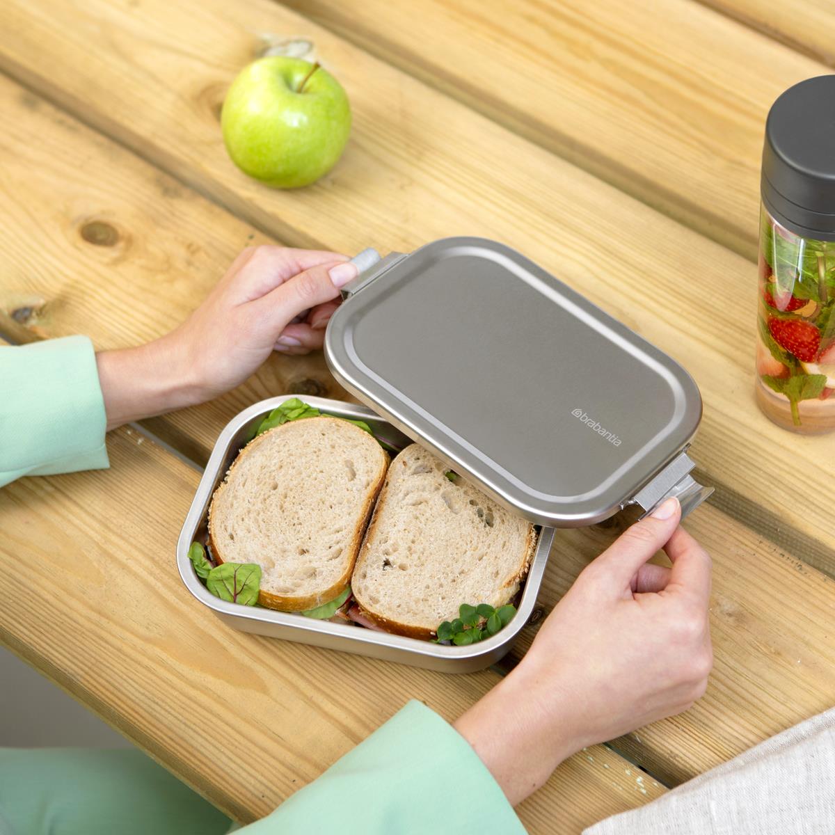 Brabantia Make & Take Stainless Steel Lunch Box
