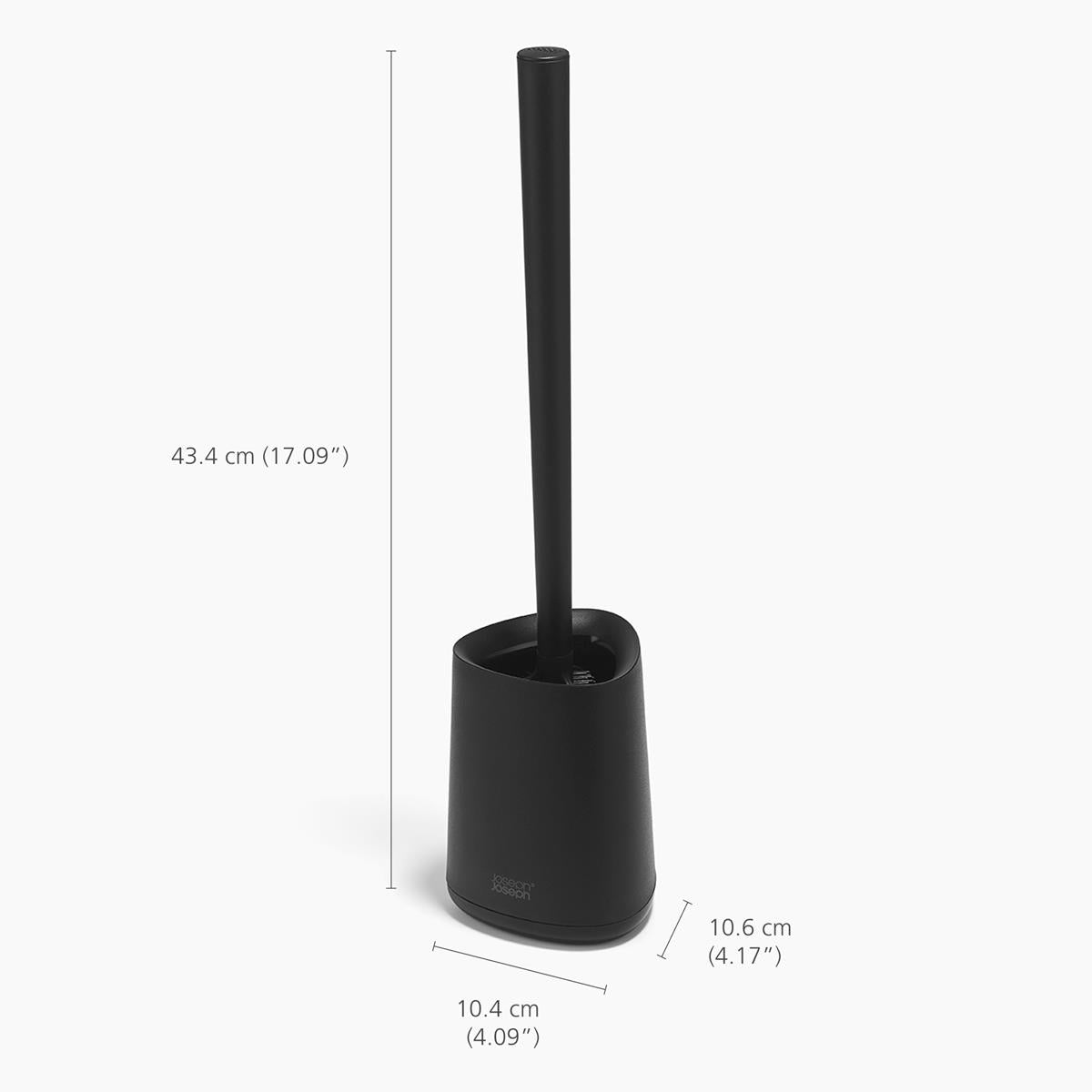 Black Joseph Joseph Flex 360 Lite Toilet Brush Dimensions