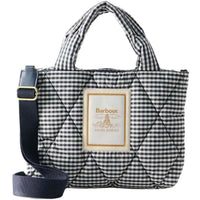 Gingham Check Barbour Riah Mini Quilted Tote Bag