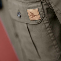Grape Leaf Seeland Mens Selous Cargo Shirt Badge