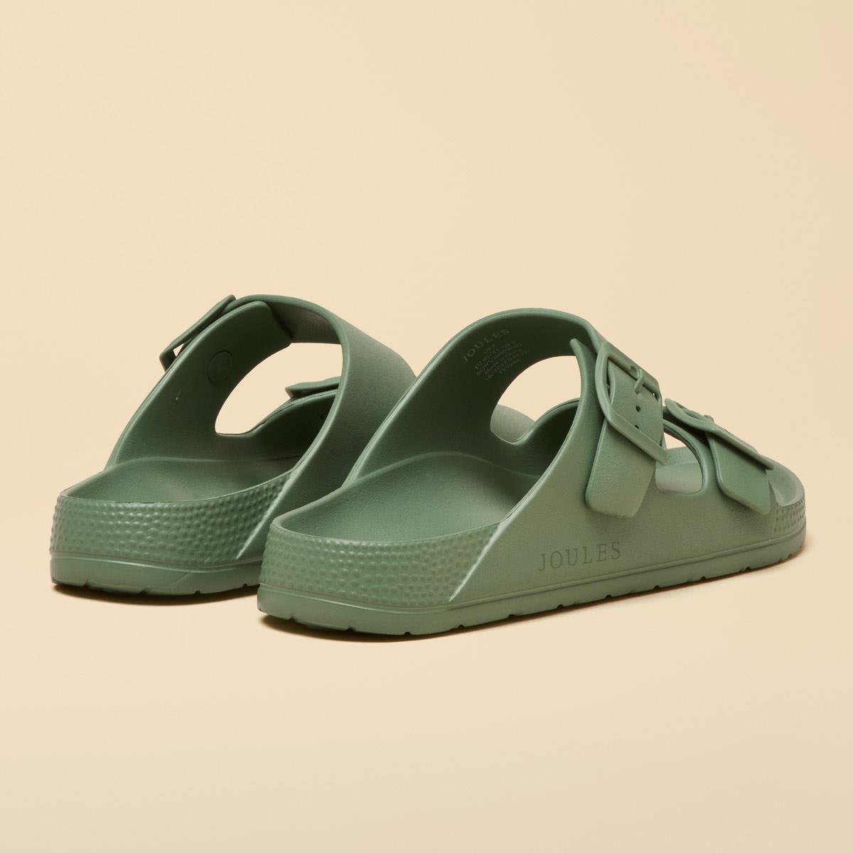 Sage Green Joules Sunseeker Womens Sandals Rear