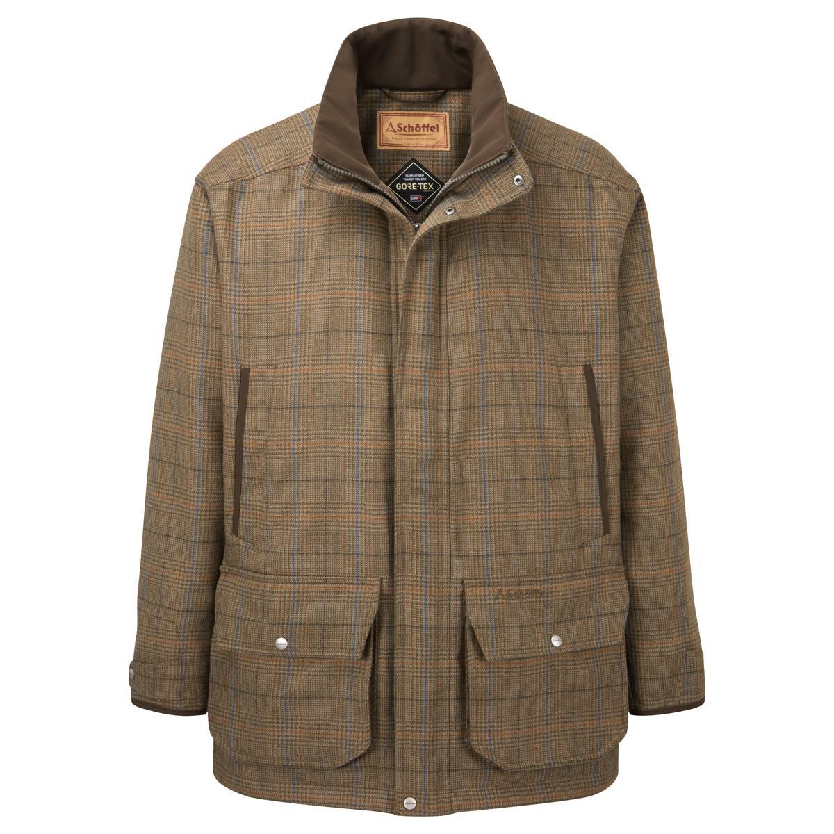Schoffel Mens Ptarmigan Tweed Classic Coat