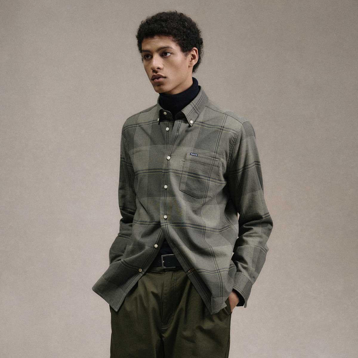 Barbour Mens Heaney Checked Tailored Shirt