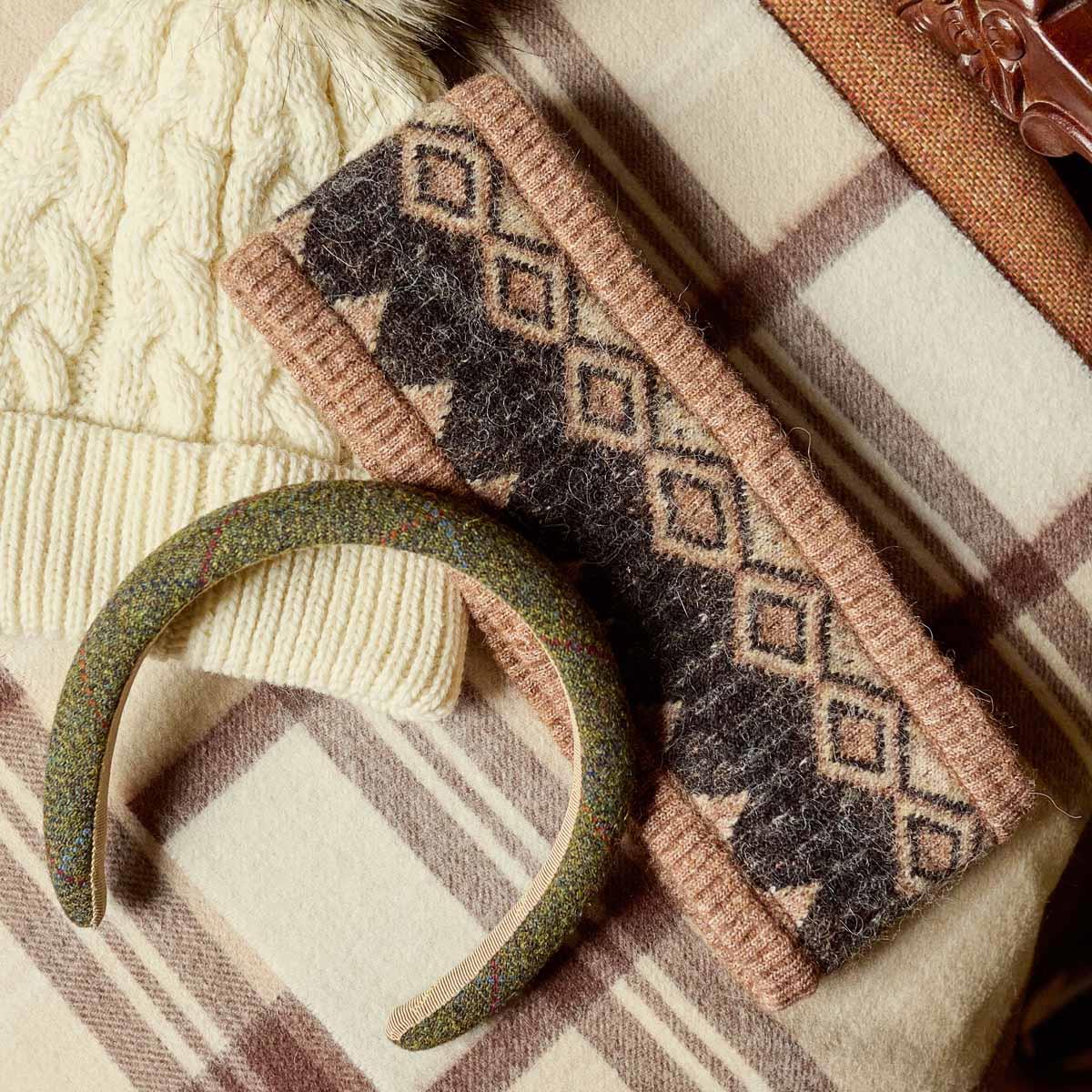 Dubarry Womens Drumroe Fair Isle Knit Headband