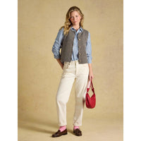 Joules Womens Holly Button Tank Top