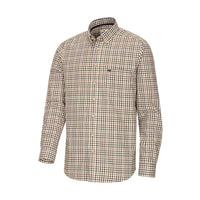 Hoggs Of Fife Mens Garvock Cotton Twill Herringbone Check Shirt