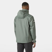 Grey Cactus Helly Hansen Mens Crew Hooded Jacket 2.0 hood back