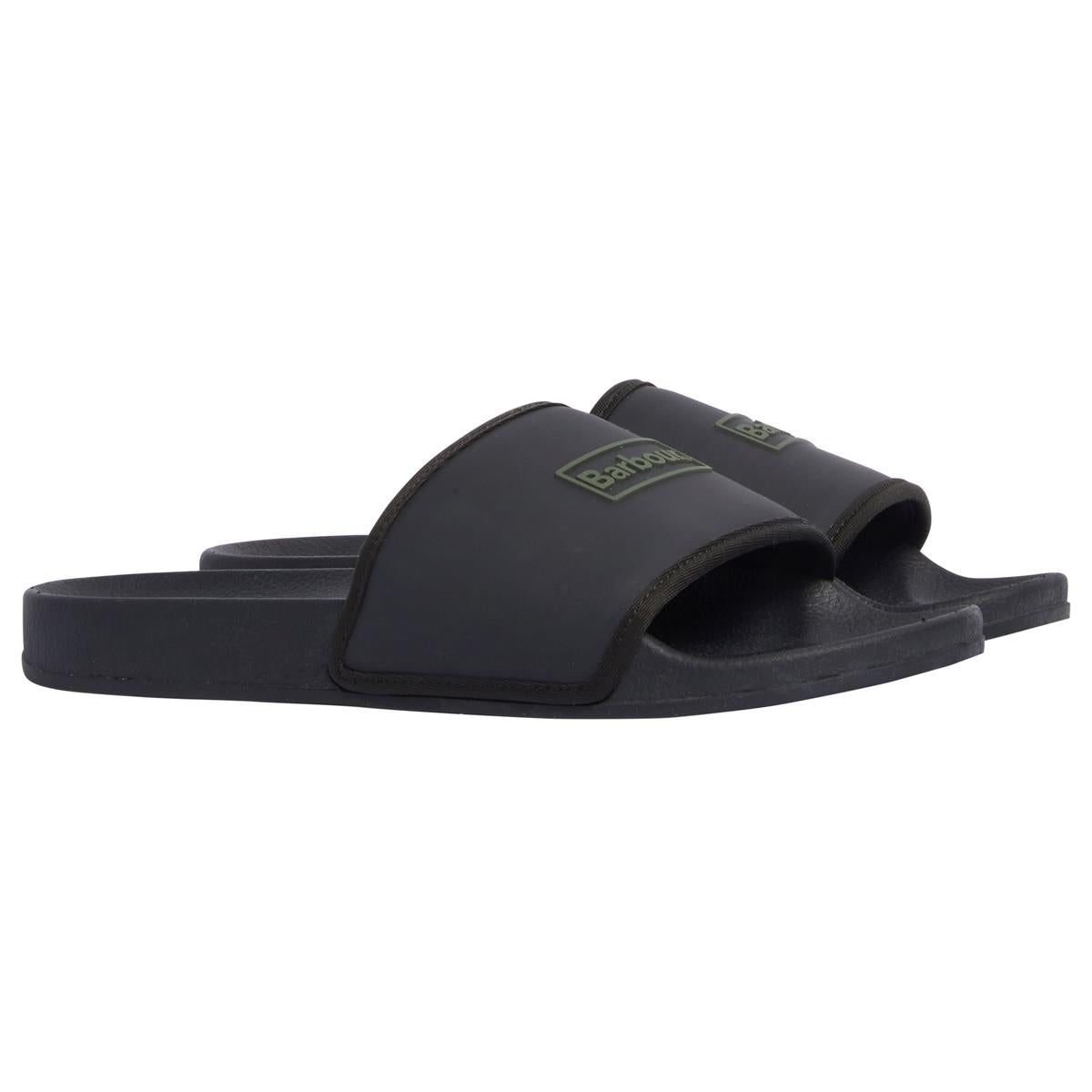 Black Barbour Mens Cresswell Slider