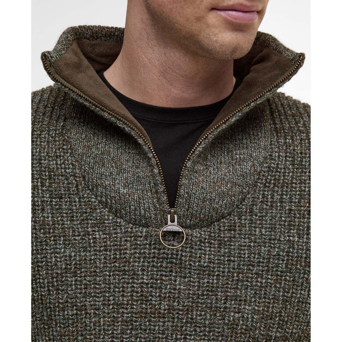Barbour Mens New Tyne Half Zip Sweater