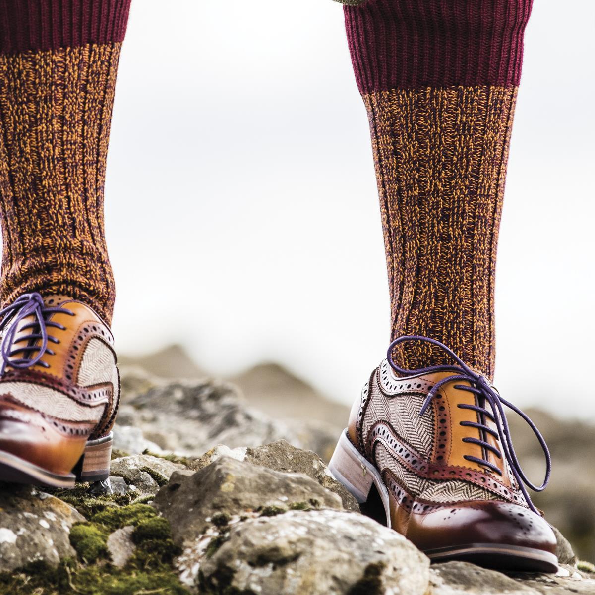 House Of Cheviot Unisex Firth Boot Socks