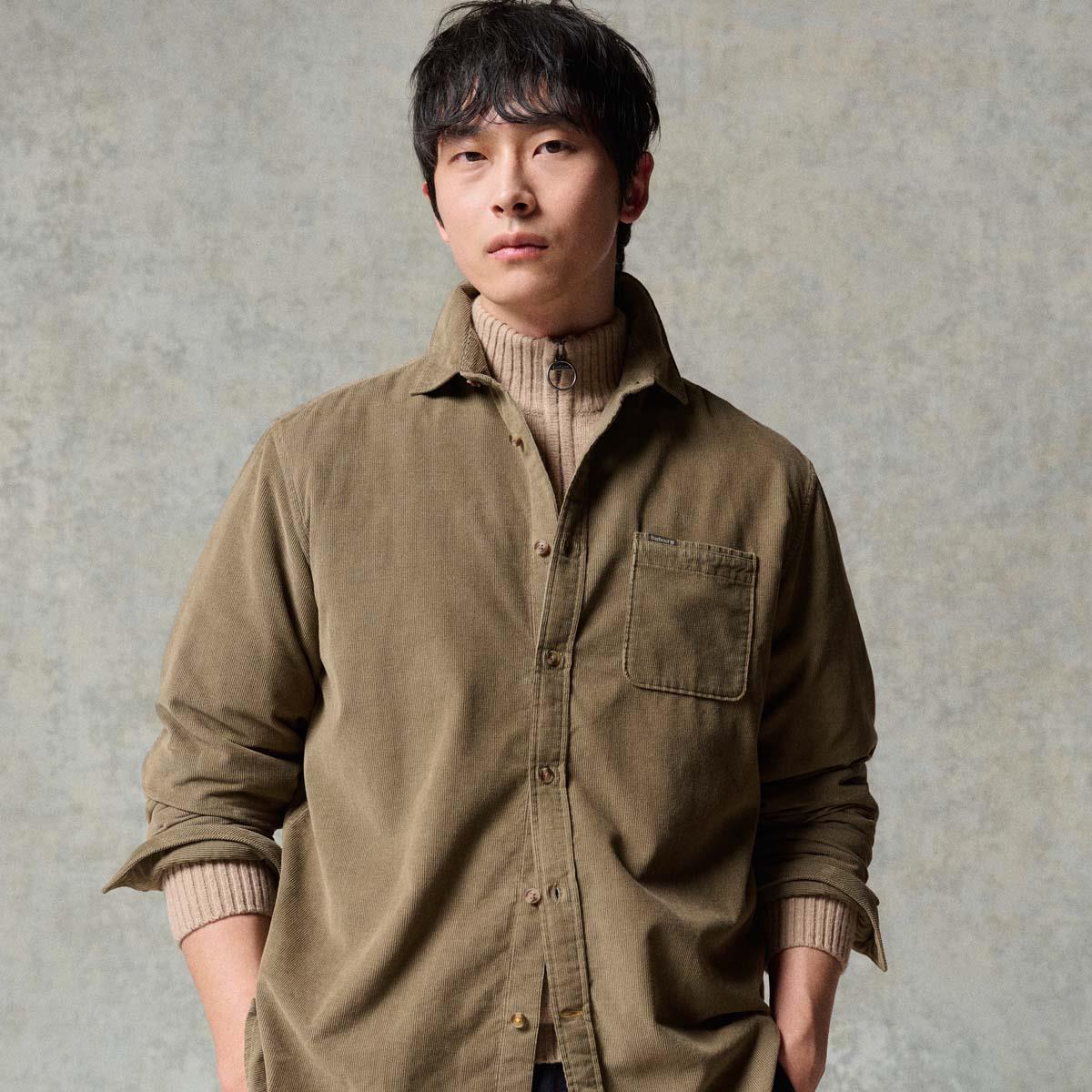 Barbour Mens Bramside Relaxed Cord Shirt