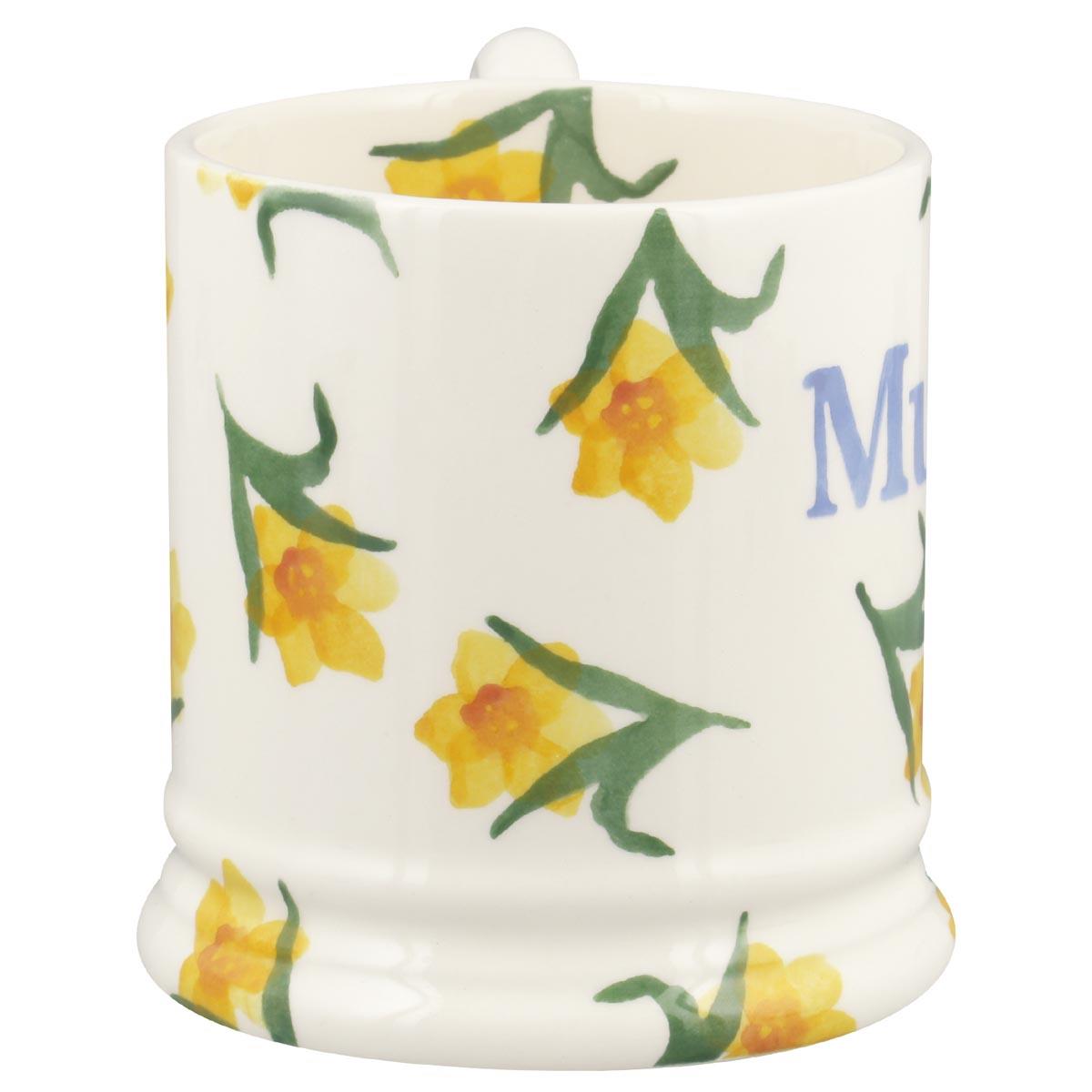 Emma Bridgewater Windblown Daffodils Mummy Half Pint Mug Alternative Side